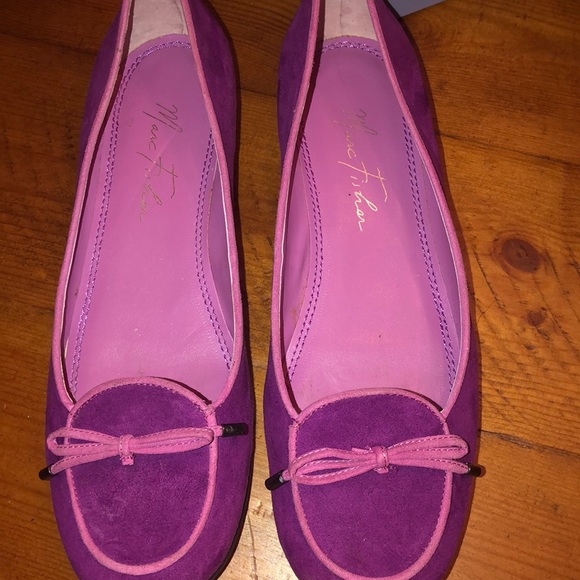 fuchsia pink loafers